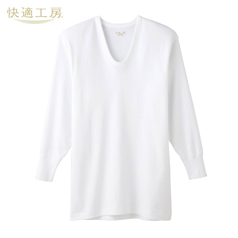 [僅限 LL 尺寸] 長袖 U 領